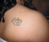 Airbrush tattoo text design